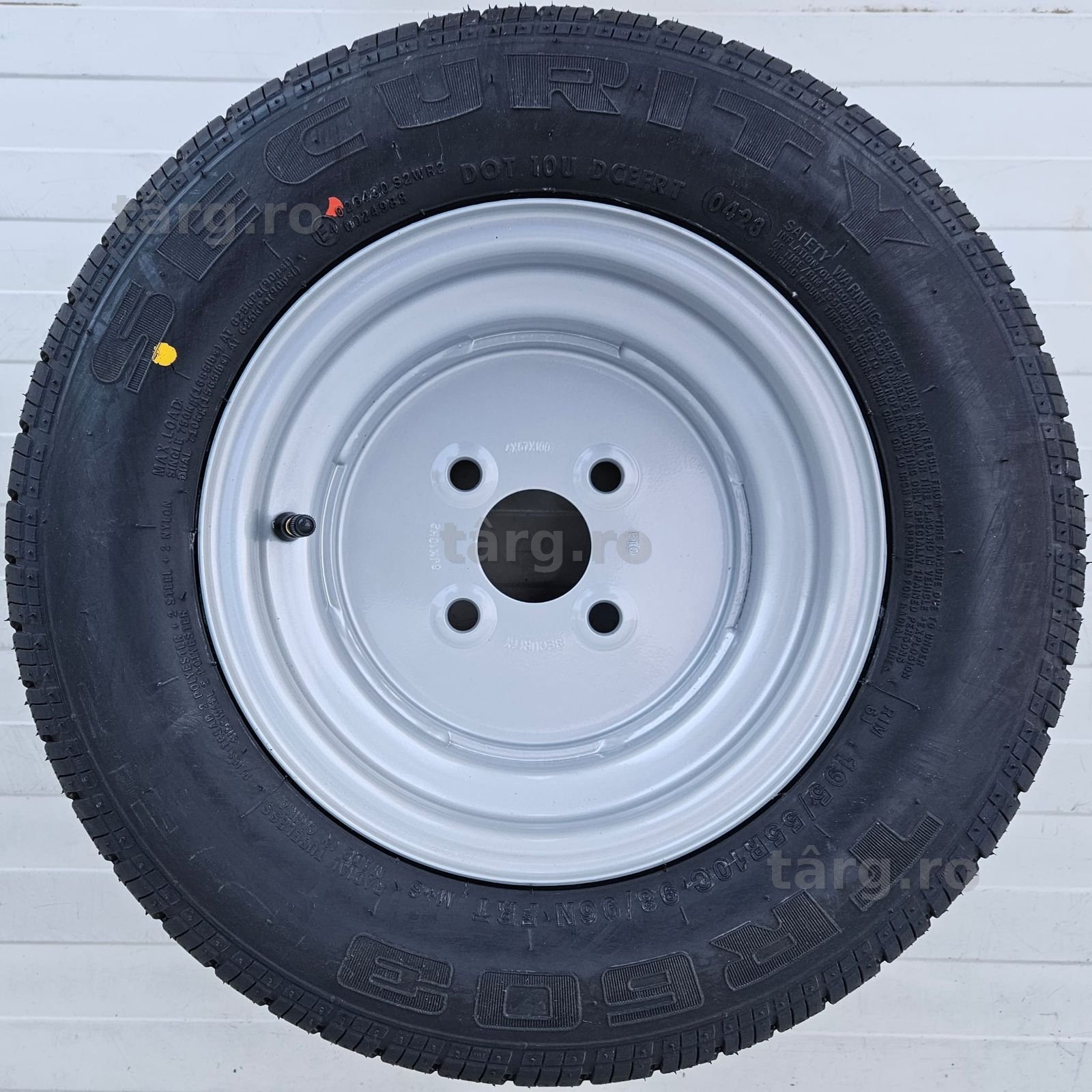 Roata SECURITY 195/55 R10C, 98N, Janta 6Jx10, 4/57/100, ET0 2