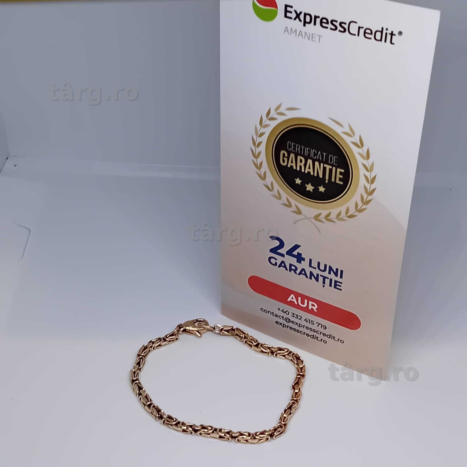 Bratara Aur 14K 7.51g (Ag4 Dacia B.51790.1) Garantie 2 ani