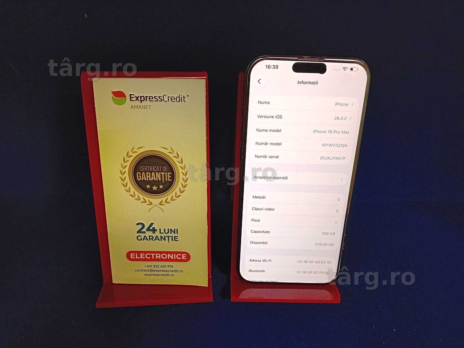 Apple iPhone 16 Pro Max 8/256 GB ( B34765 / Ag28 Doi Baieti ) Garantie 2 ani ! 2