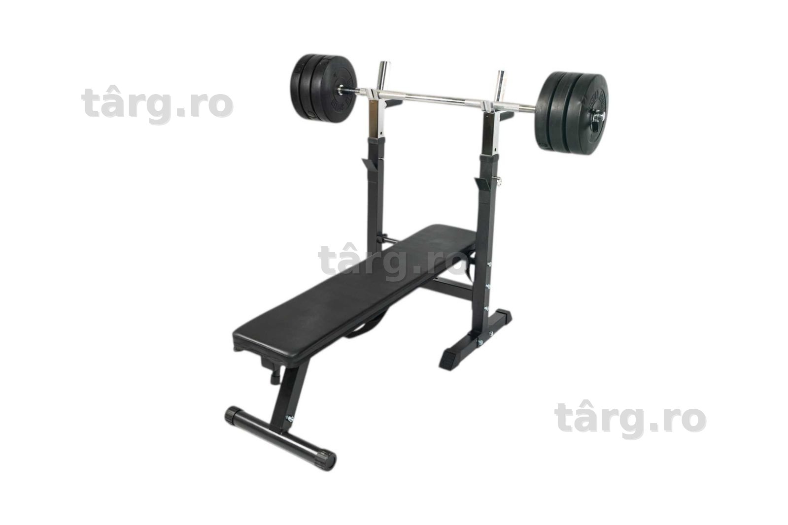 *Banca piept cu suport reglabil + set de greutati 38 KG