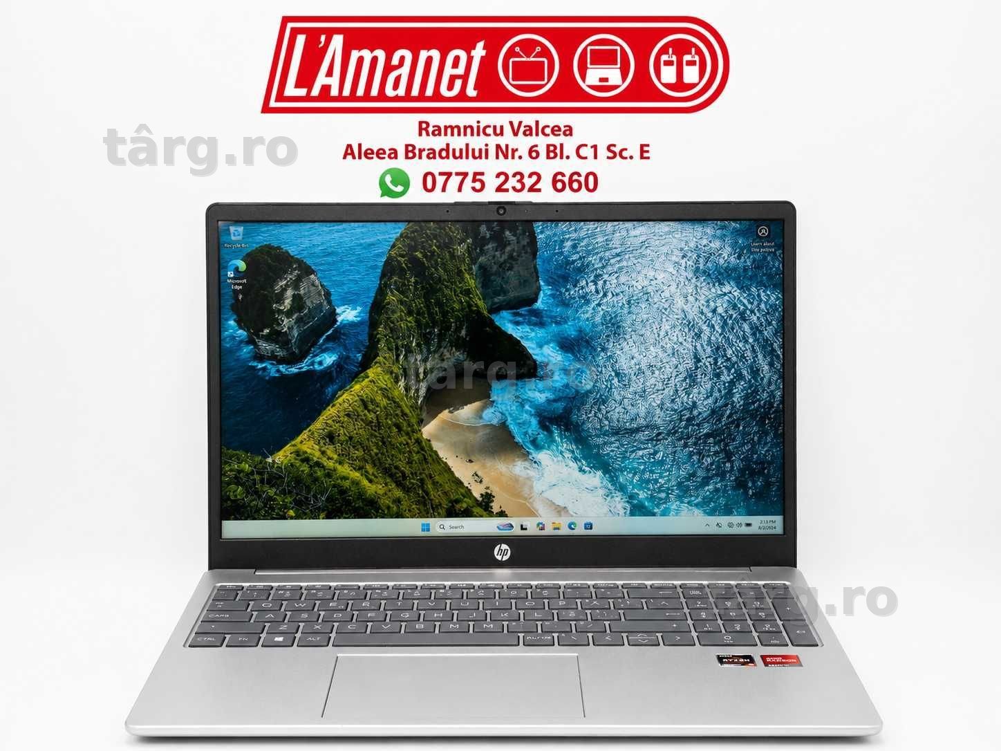 Laptop HP 15-fc0031nq 15.6" Full HD AMD Ryzen 3 7320U 8GB RAM 256GB SSD M.2 Stare Buna