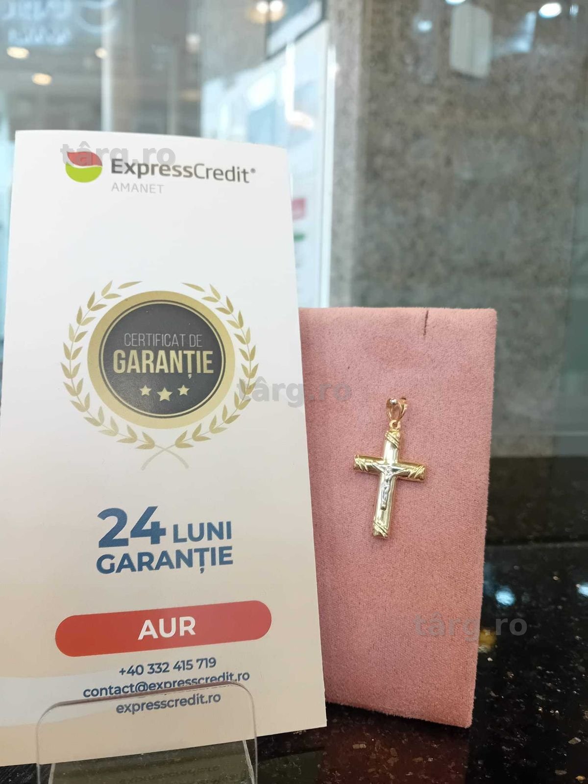 Medalion aur 14k 1.30g (Iulius Mall)(B-460.10) Garantie 2 ani!