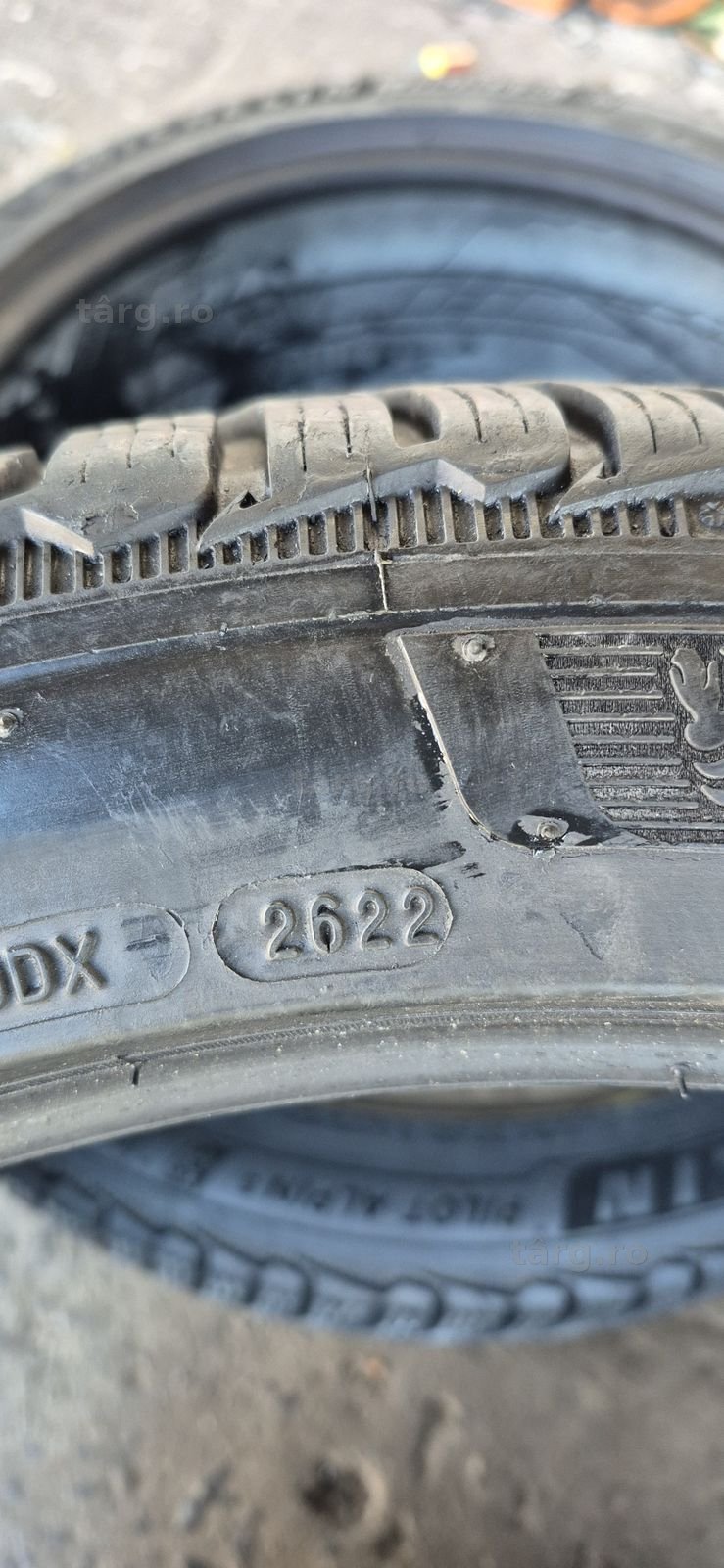4 anvelope iarna Michelin,fata 255/40/20,spate 295/35/20.Pret/bucata. 8
