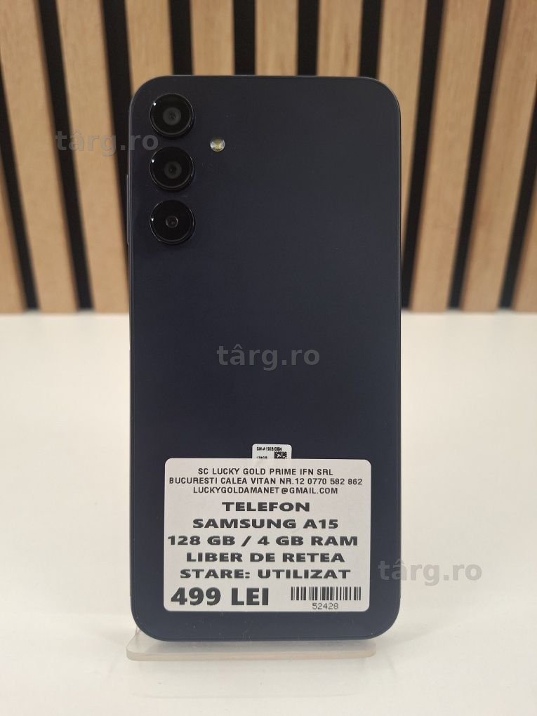 Samsung A15 / 128GB / 4GB RAM / #52428