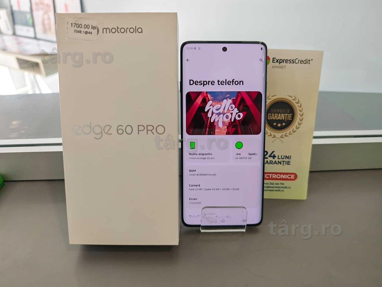 Telefon Motorola Edge 60 Pro 5G (AG24 Harlau B:7048 / 44) - Garantie 2 ani! 2