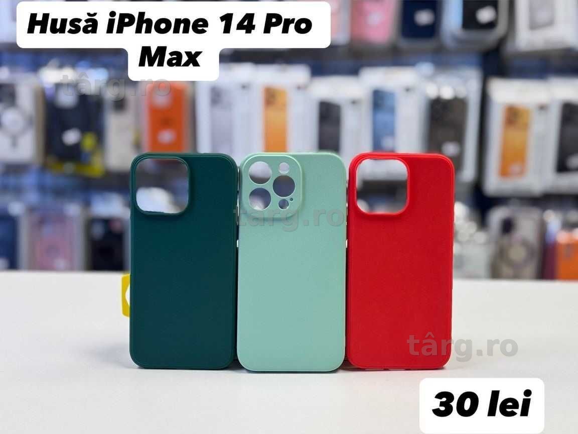 Husa silicon, folie, cablu, incarcator iPhone 14 Pro Max 2