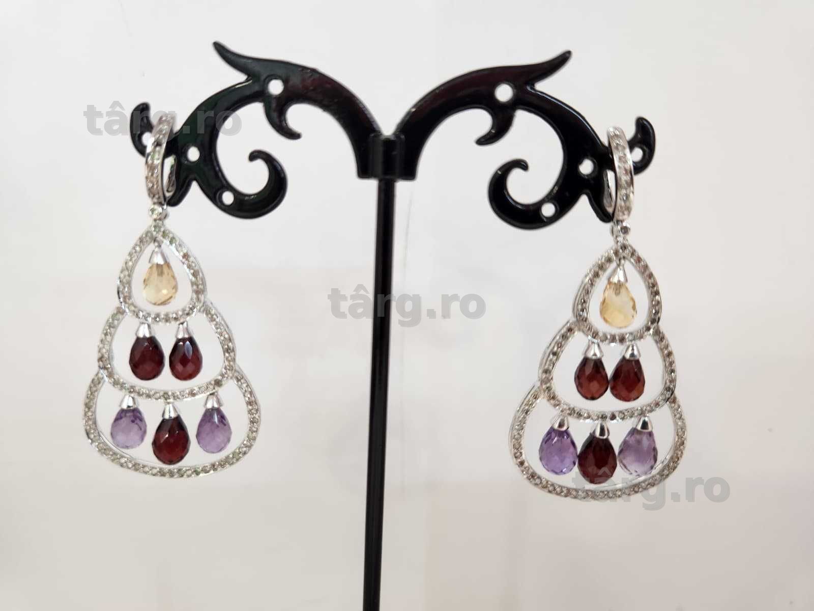 Cercei aur 18k 12.5g( b68442.3/AG2 Tudor)- Garantie 2 ani!