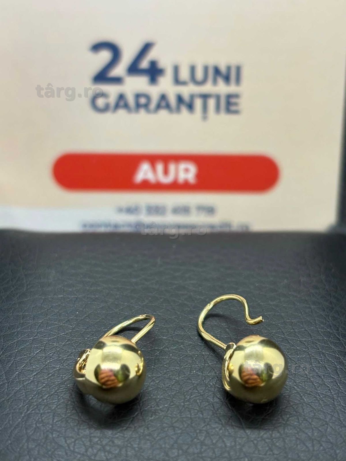 Cercei aur 14k 2.10g (B.25711 AG31 Barboi) Garantie 2 ani!