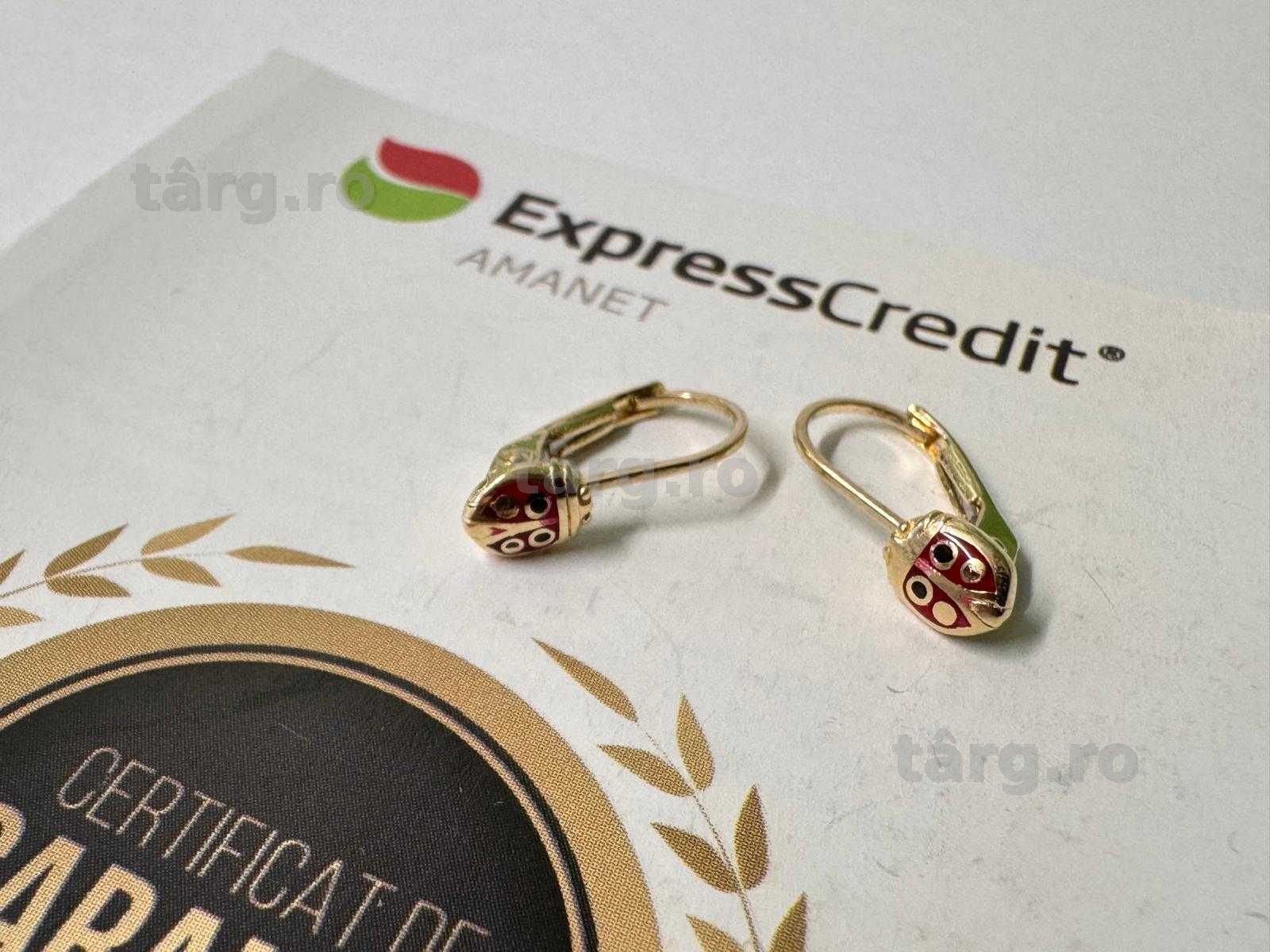 Cercei 14 k 1.56g (B.60775-Tatarasi) Garantie 2 ani! 680 lei 2