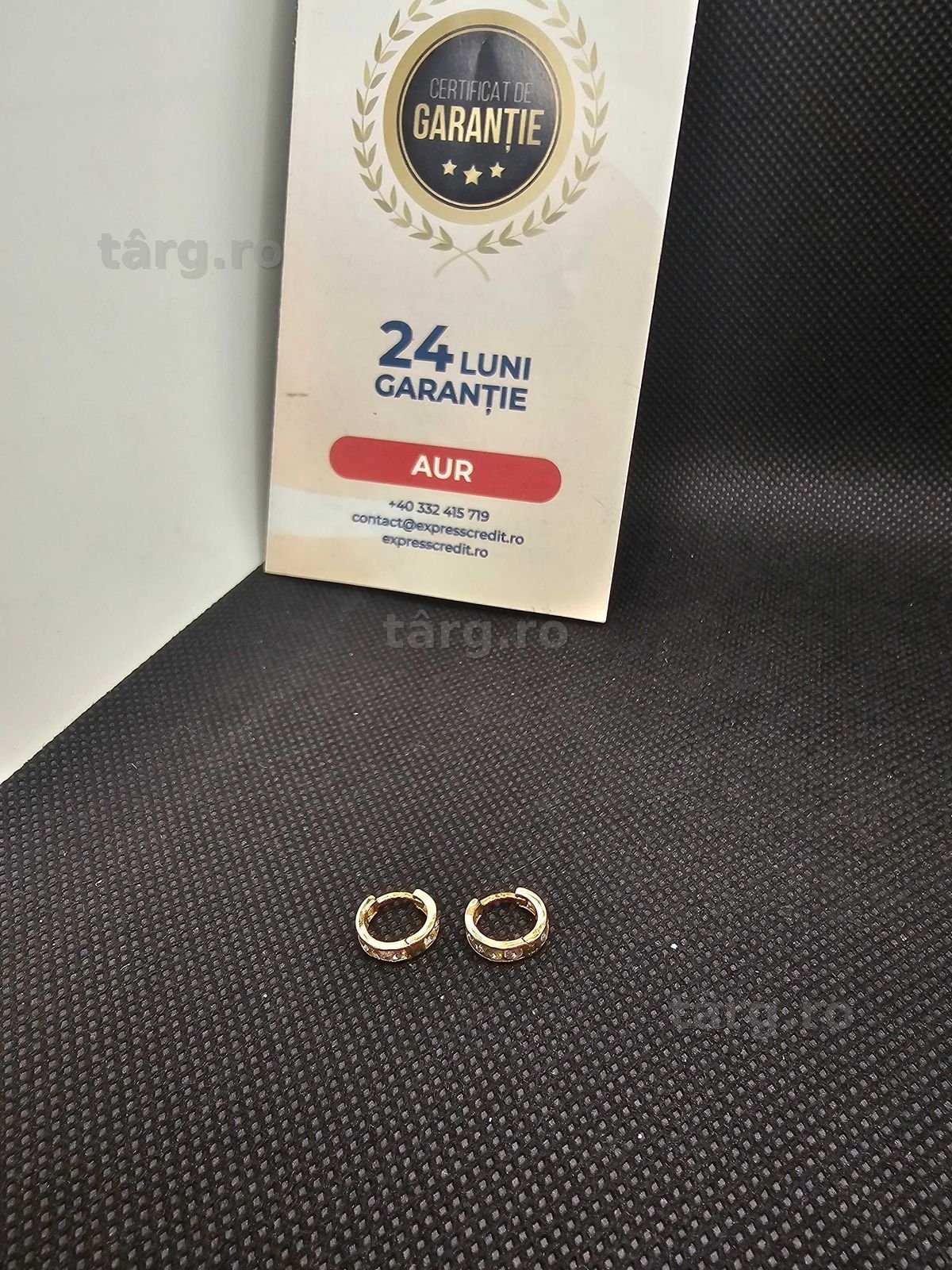 Cercei aur 14K 1.20g (50470 AG 11 Piata Nicolina) 2 ani garantie! 3