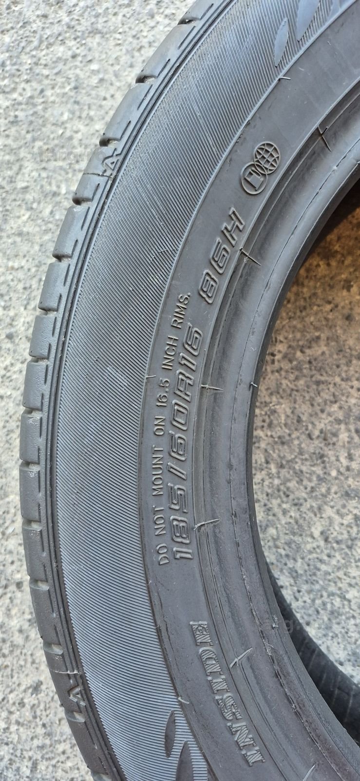 4 anvelope vara ca noi Dunlop 185/60/16,dot 2020.Pretul este pe bucata. 6
