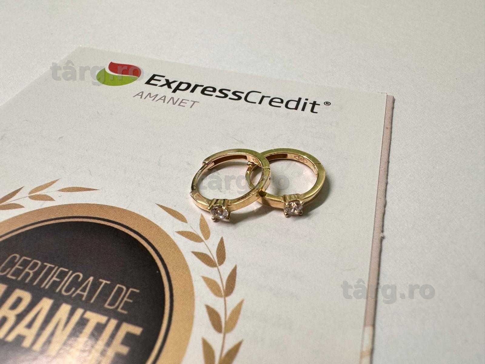 Cercei aur 14K 1.32g (B.61284.1 Tatarasi) Garantie 2 ani