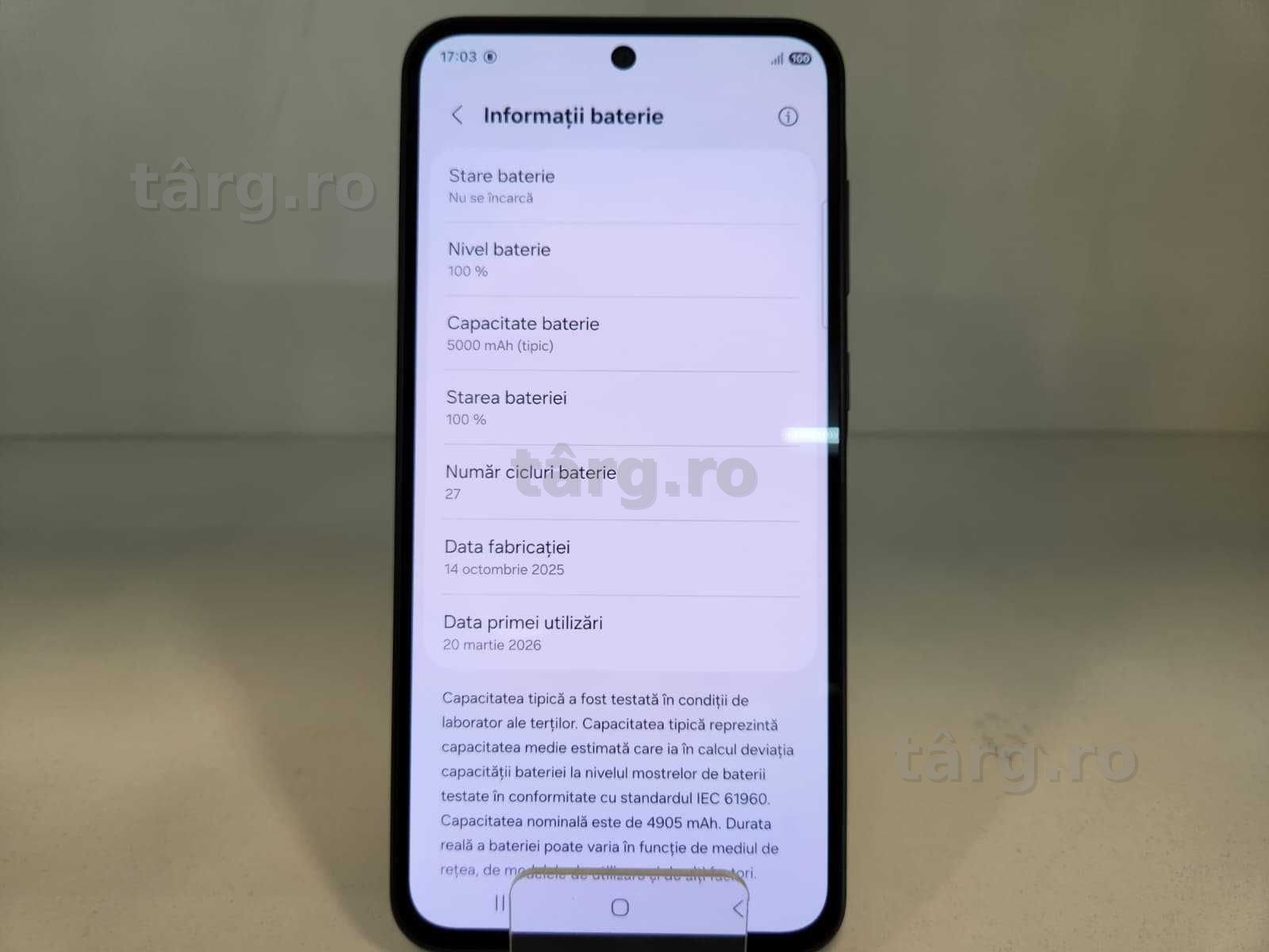 Telefon Samsung A36 5G 6/128Gb – Baterie 100% (Ag8 Tudor/B75351) – Garantie 2 Ani! 5
