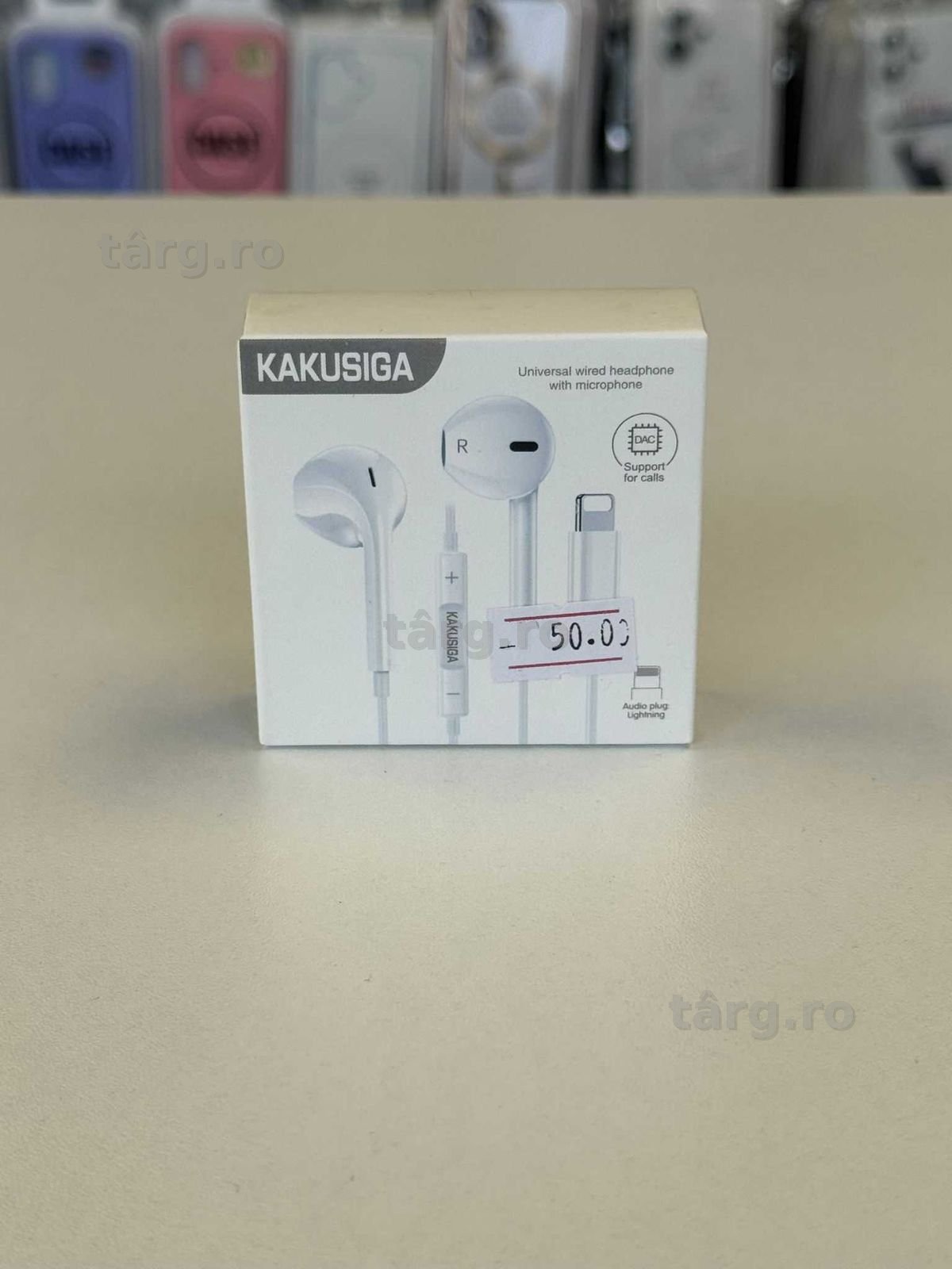 Casti cu Fir, Mufa lightning, iPhone 6, 7, 8, SE, X, 11, 12, 13, 14