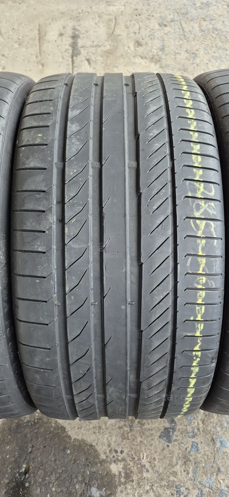 4 anvelope vara Continental,fata 245/35/21,spate 285/30/21.Pret/bucata 3