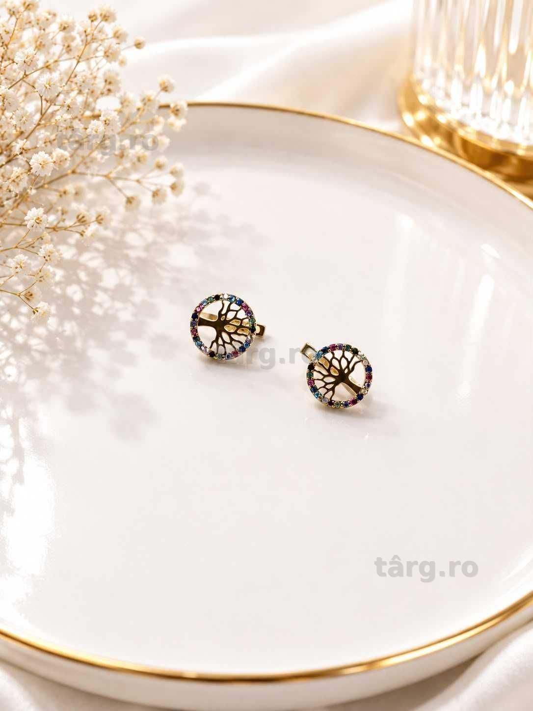 Cercei 14k 1.88g ( Galata B8656 ) Garantie 2 ani! 2