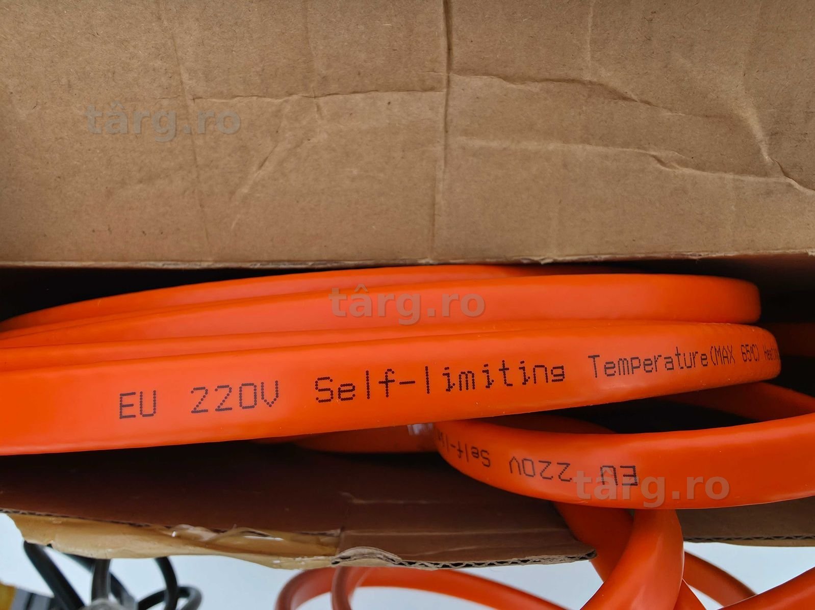 BDDFOTO Cablu pentru incalzirea tevilor cu protecție la îngheț de 20 m cu termostat, 25 W/m 4