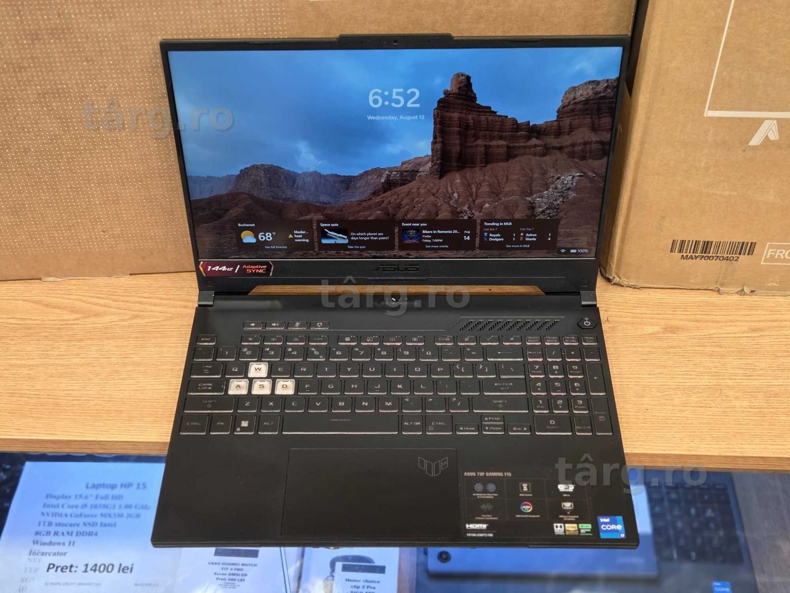 Hope Amanet P10/Laptop ASUS TUF Gaming I7 12th  RTX 3050  16GB RAM