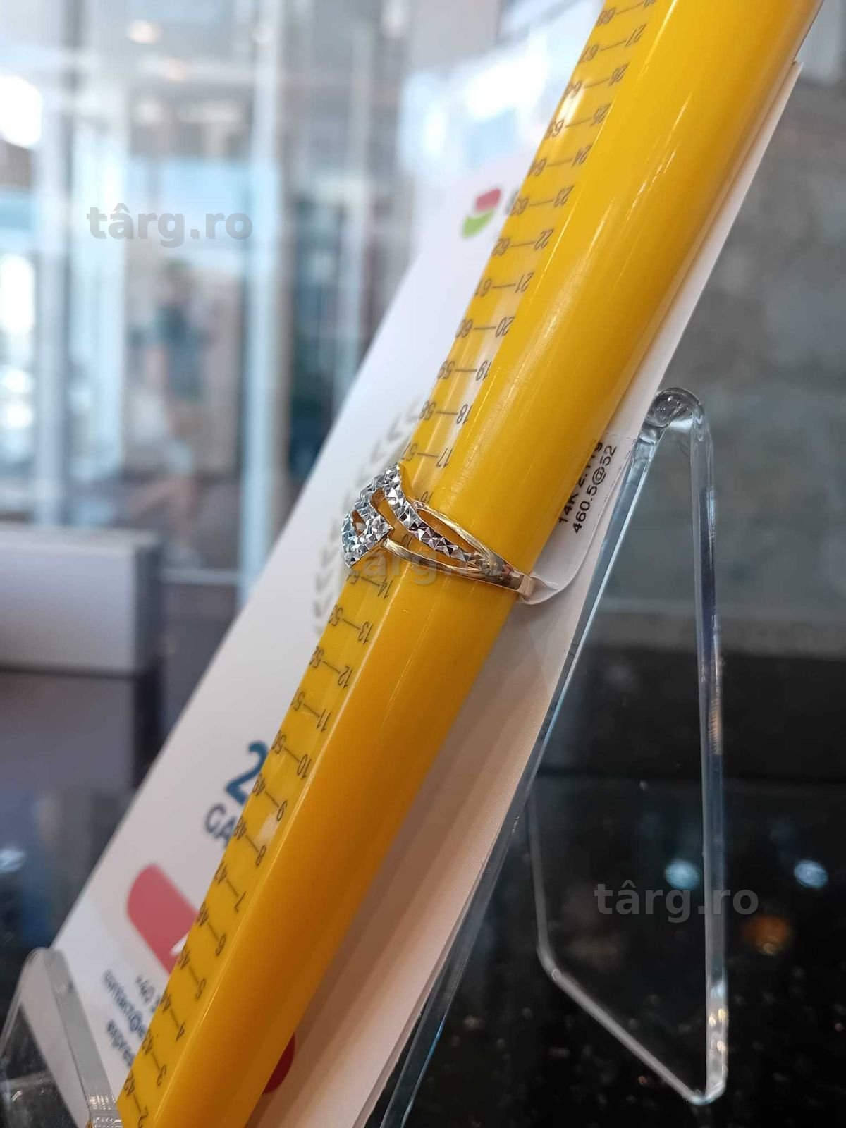 Inel aur 14k 2.11g 15/55 (Iulius Mall)(B-460.5) Garantie 2 ani! 2