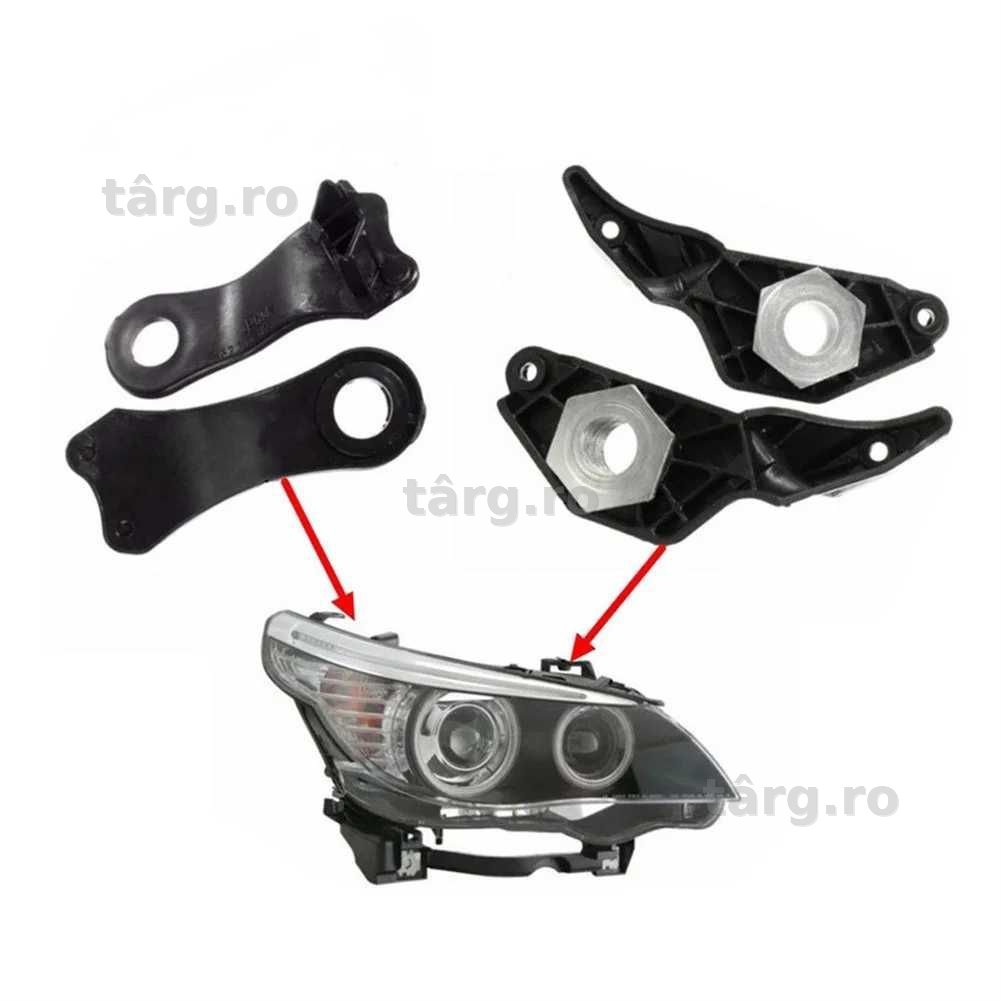 Kit Set Reparatie Far Faruri Cleme Prinderi pentru BMW E60 E61 HELLA