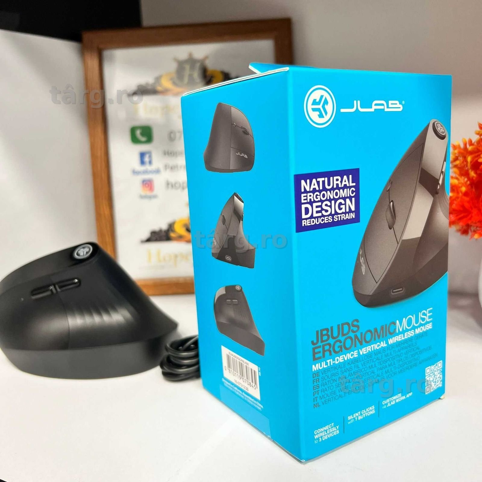 Hope Amanet P2 - Mouse JLab Wireless Ergonomic Sigilat 2