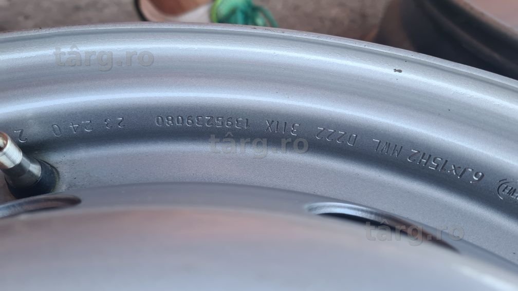 4 jante tabla noi R15, 5×118,ET 68,Fiat Ducato 6