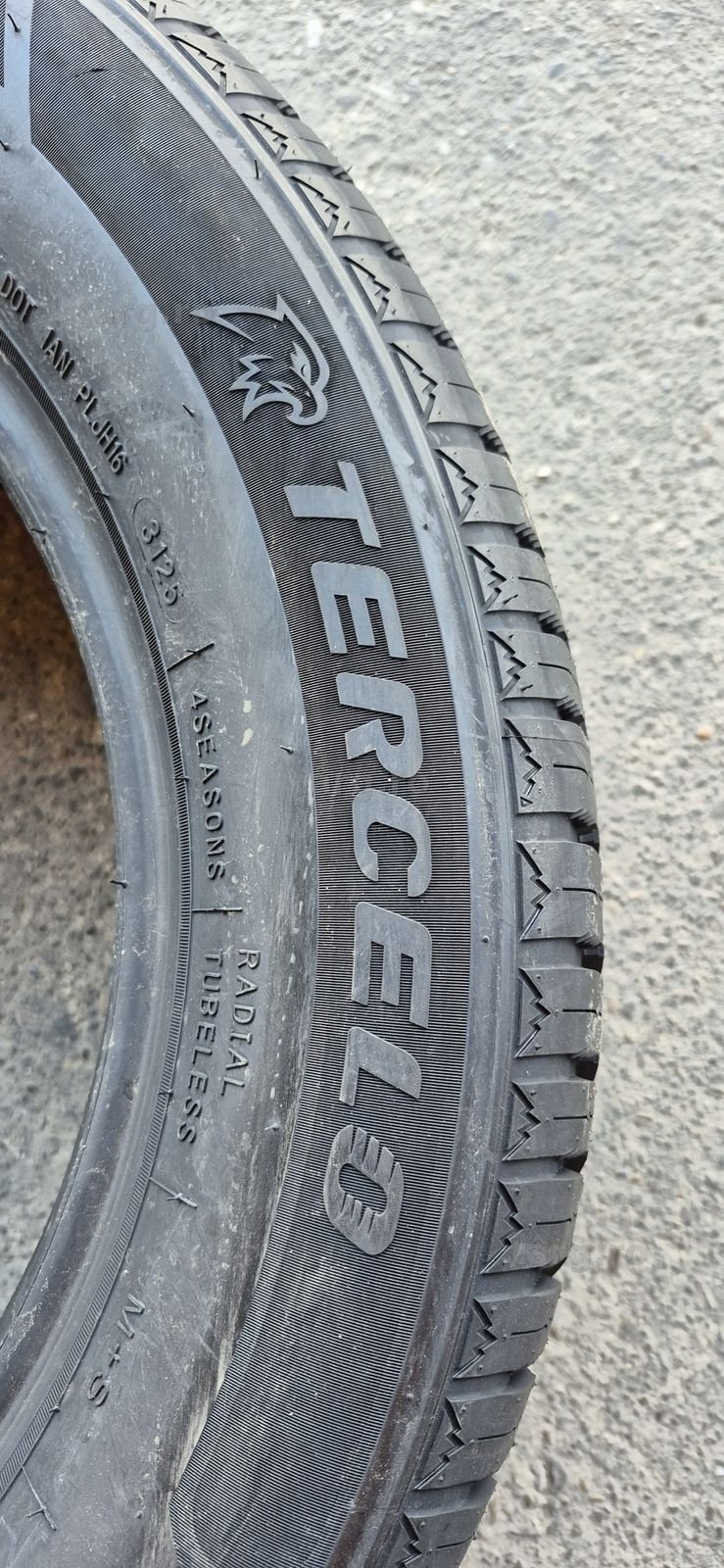 4 anvelope M+S noi Tercelo 225/55/16,dot 2025.Pretul este pe bucata. 4