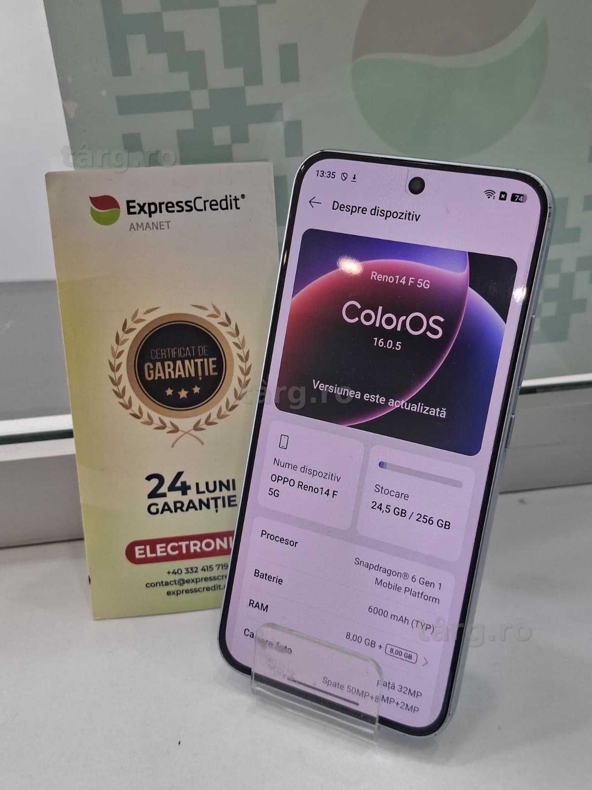 Oppo Reno 14F 5G 8/256 Gb (Ag44 B7460) -Garantie 2 ani! 2