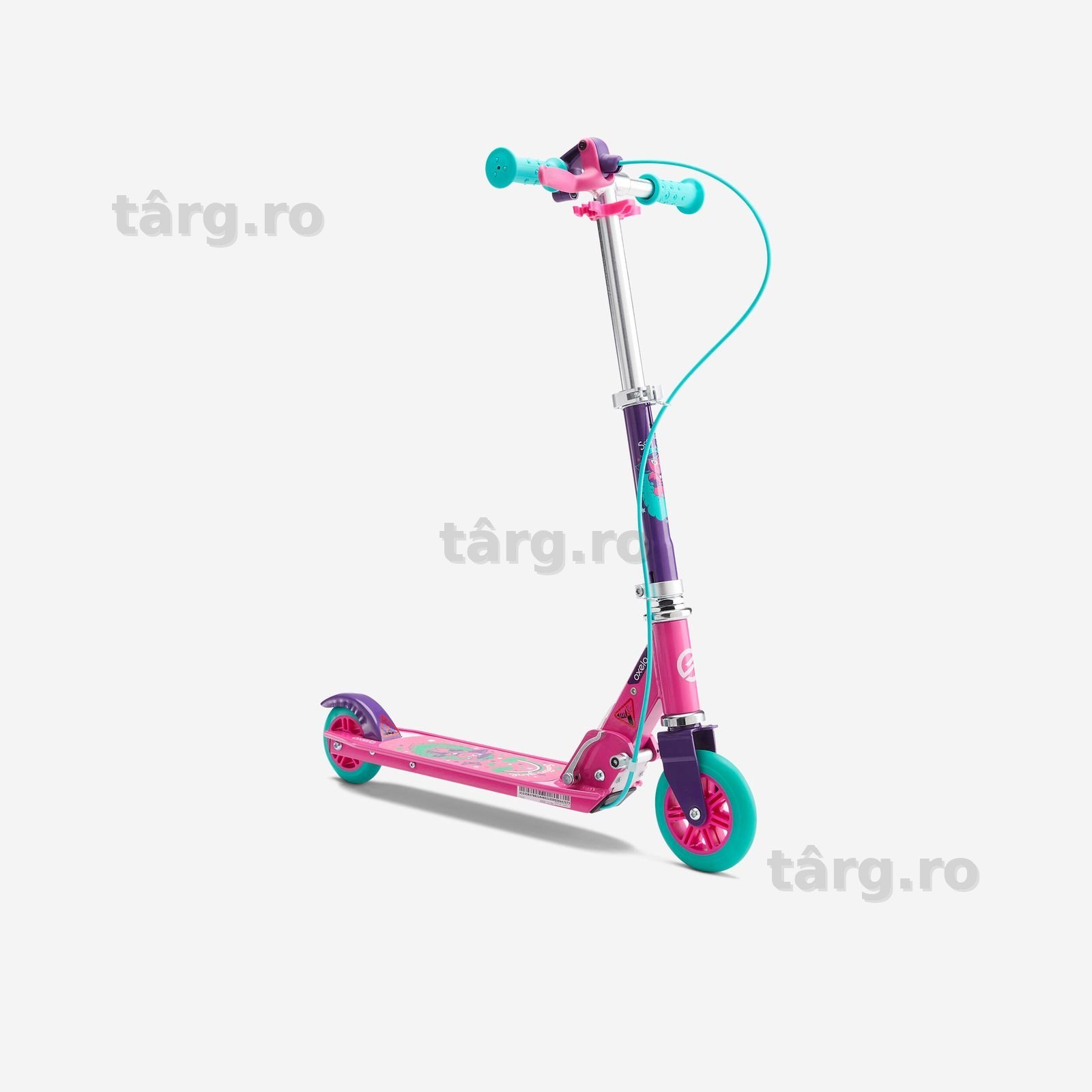 Trotinetă cu frână Play 5 Mov Copii - SENIOR - (SecondHand) Decathlon