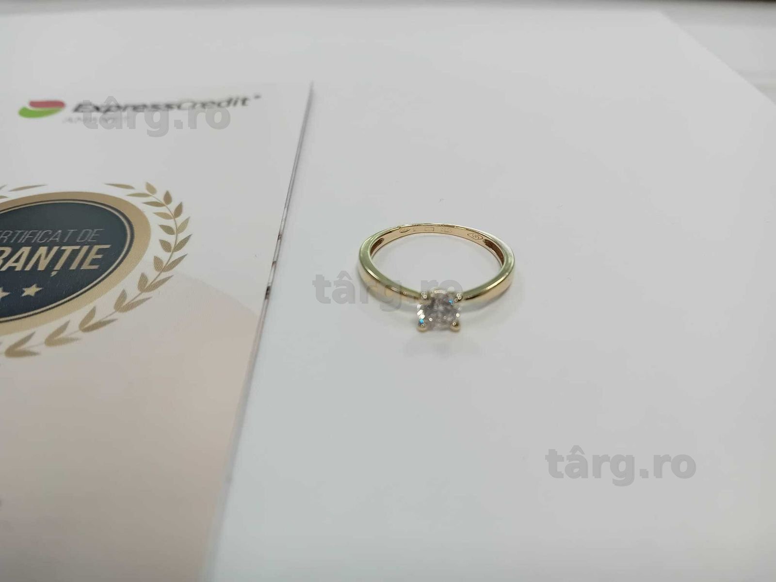 (Ag33) Inel Aur 14K/Garantie 2 ani 2
