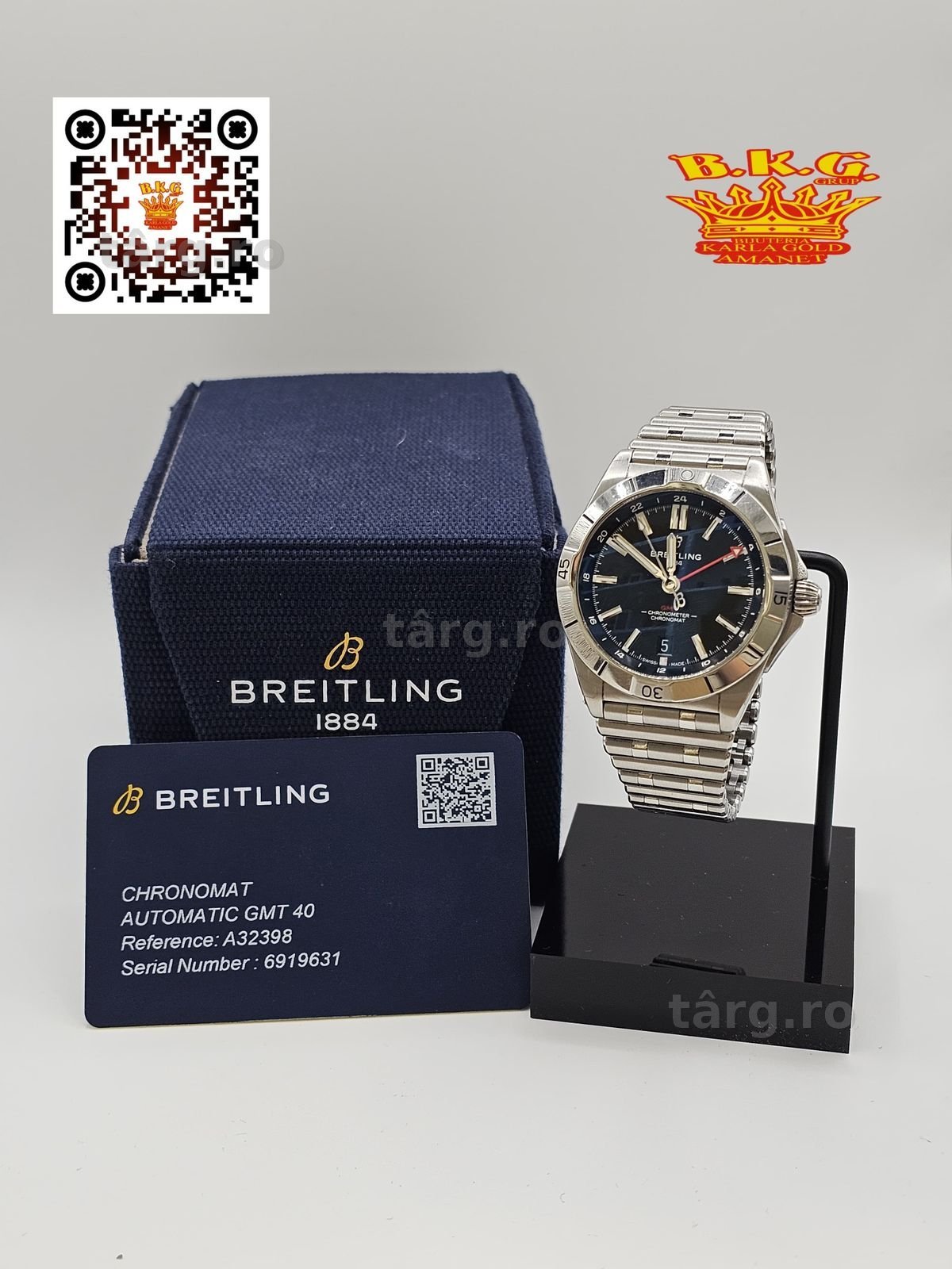 Breitling Chronomat GMT Amanet BKG