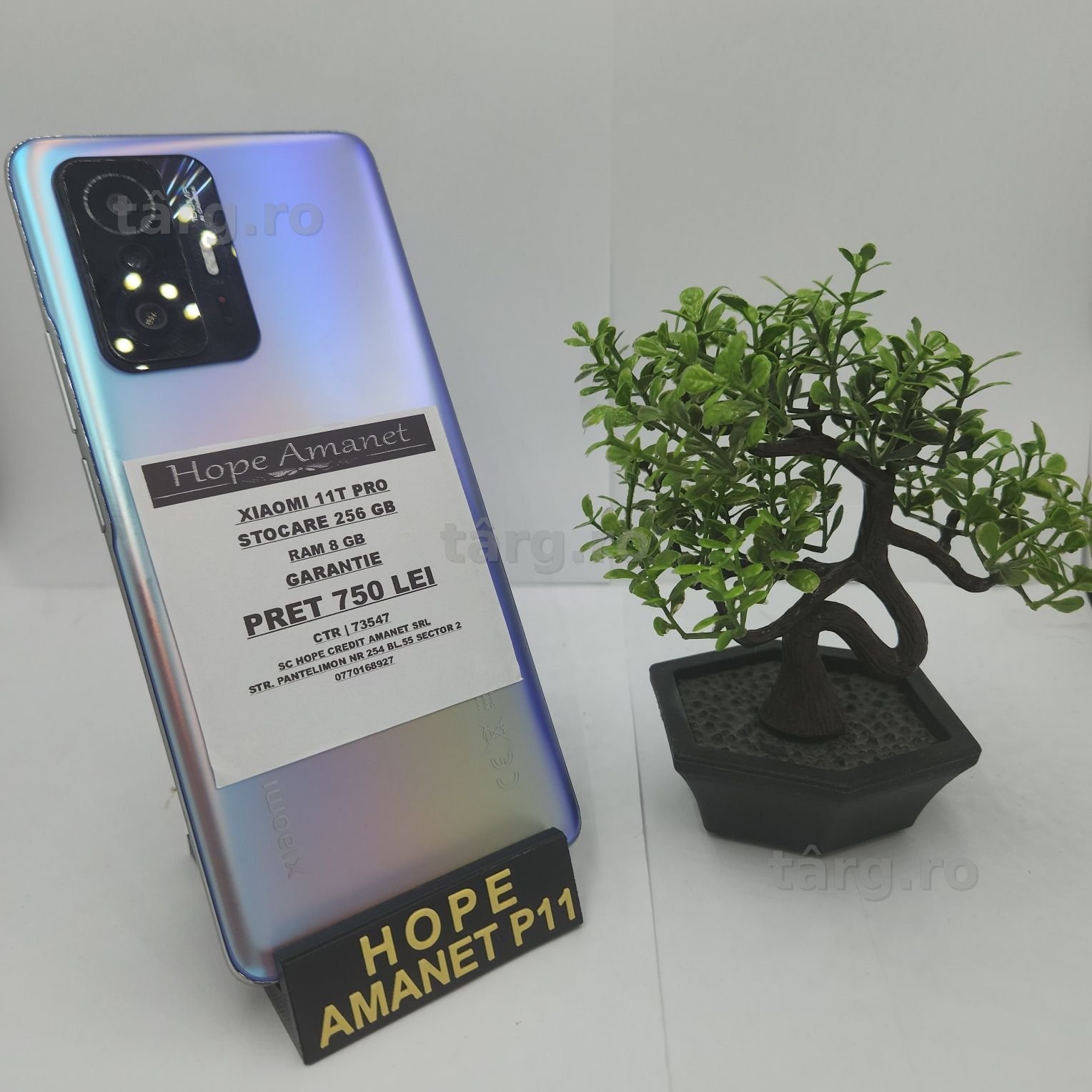 Hope Amanet P11 - Xiaomi 11T Pro / 256GB-8GB Ram / Garantie / 73547 3