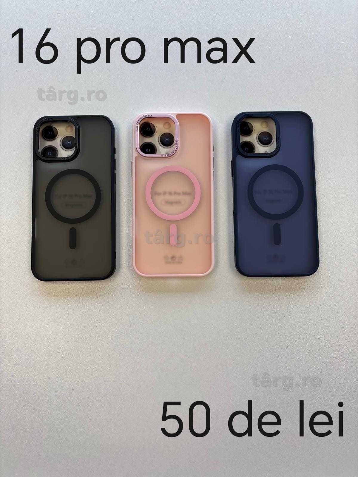Huse, Folii, Cabluri iPhone 16 Pro Max - Montaj gratuit folie 3