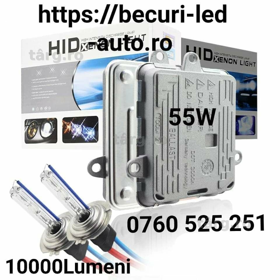 Kit Xenon Complet 55Watti/4300k-5500k-6000k,H3,H4,H7,H8,H9,H11 Can-bus
