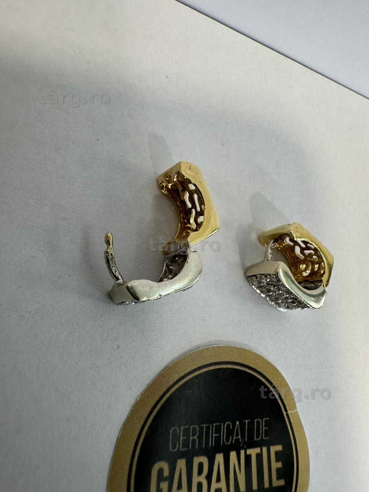 Cercei Aur 18K 6.83g (ECA 39 / B.18567.1)-Garantie 2 ani! 2