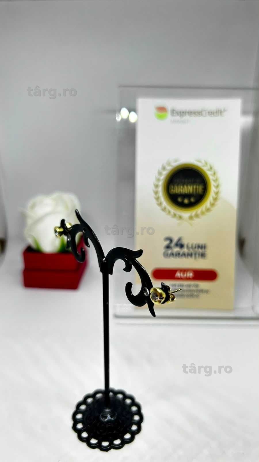 Cercei Aur 14K 1.81g (AG1 Alexandru B54157.2) - Garantie 2 ani! 2