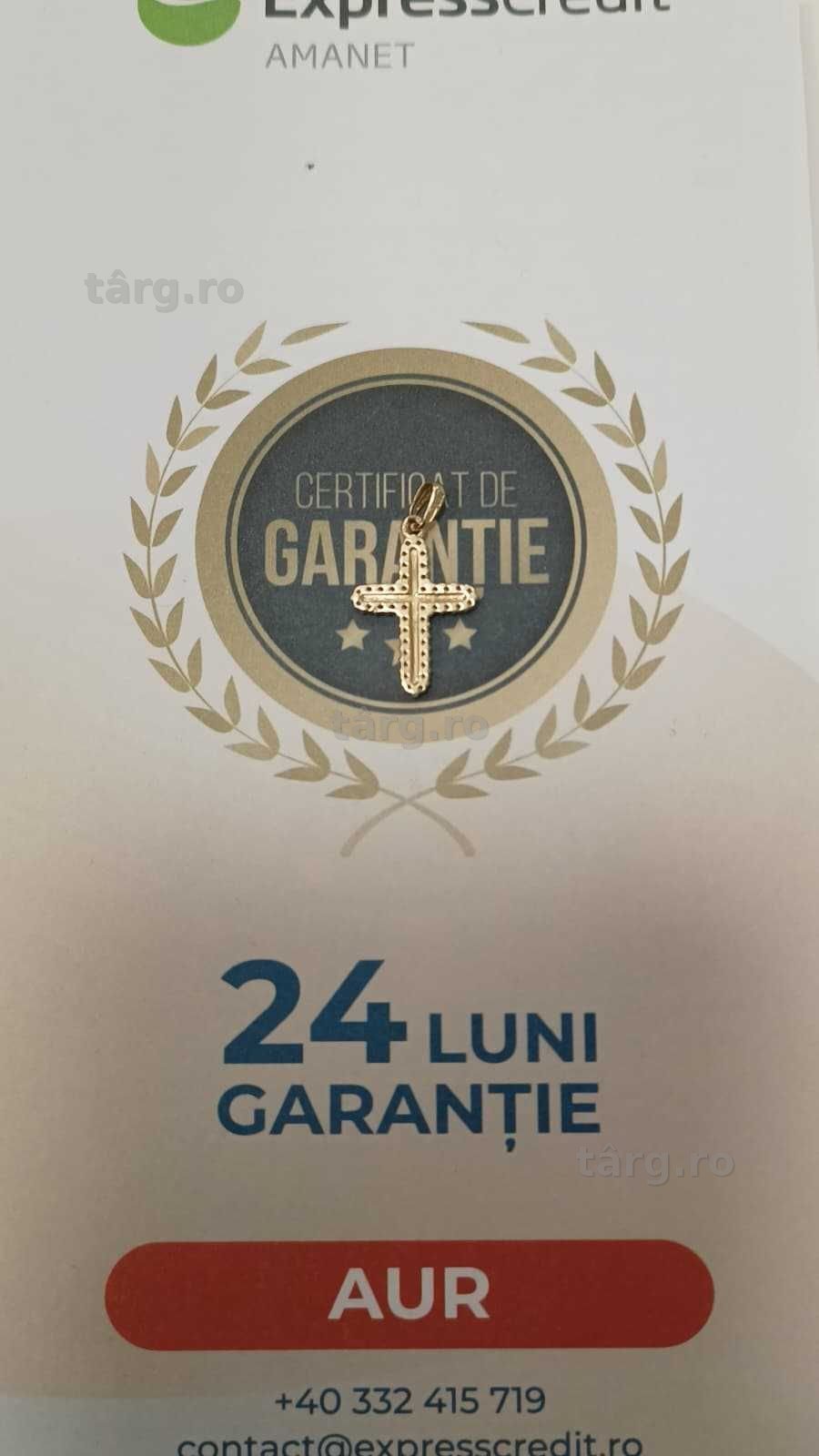 [AG24 Harlau B.45718.1] Pandantiv aur 14k 1.35g -Garantie 2 ani! 3
