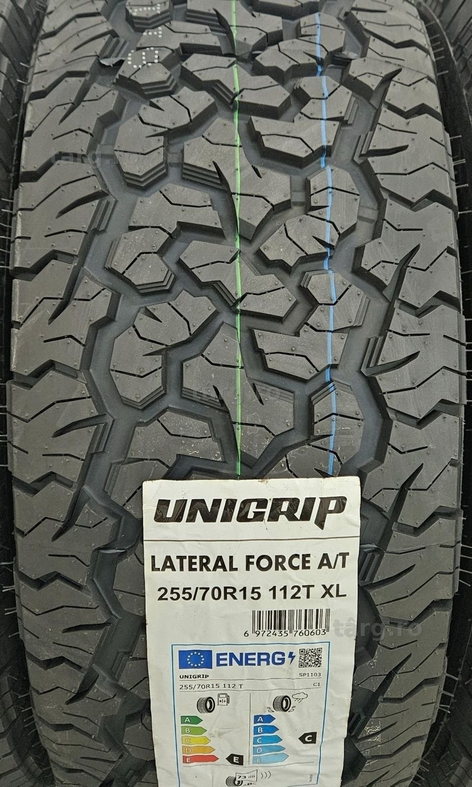 255/70 R15, 112T, UNIGRIP A/T XL, Anvelopa All Terrain M+S 2