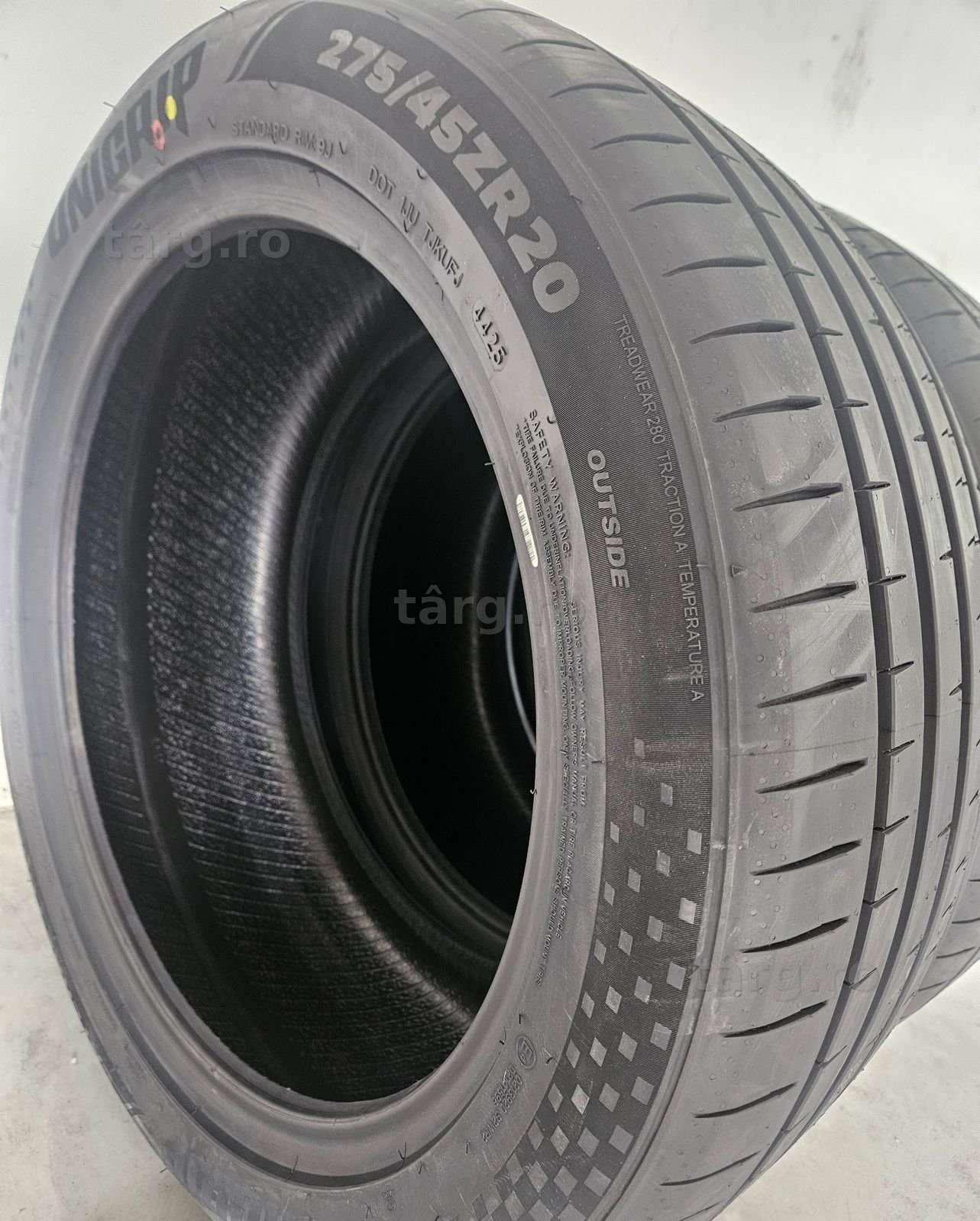 275/45 R20 110Y XL UNIGRIP (Gripmax) Anvelope noi vara protectie janta 6