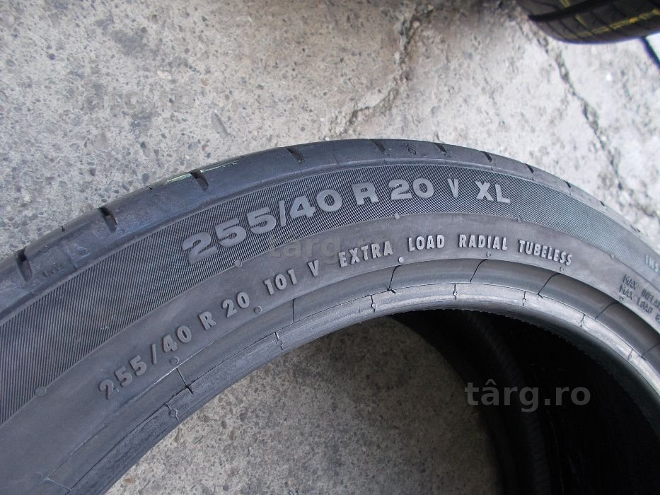set anvelope vara 235 45 cu 255 40 20 Continental profil 6,5mm 6