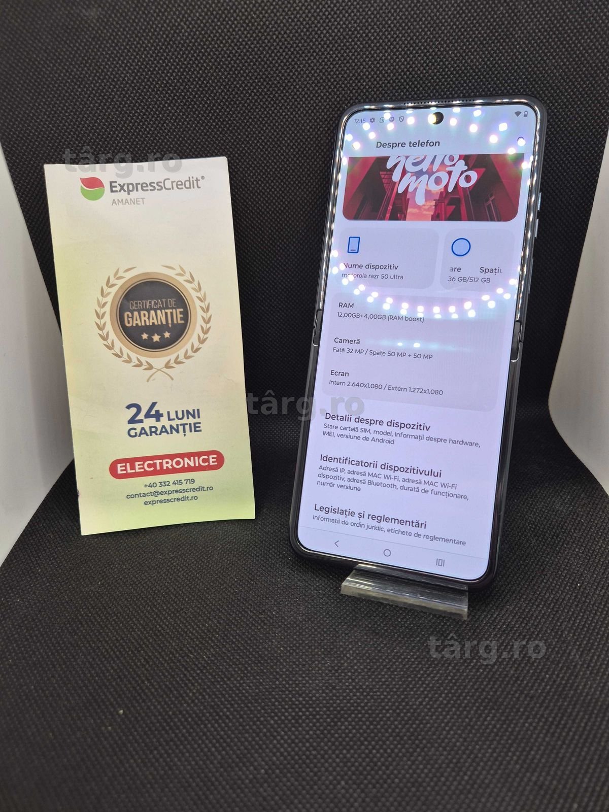 Motorola Razr 50 Ultra (49544 Ag11 Piata Nicolina) Garantie 2 ani! 2