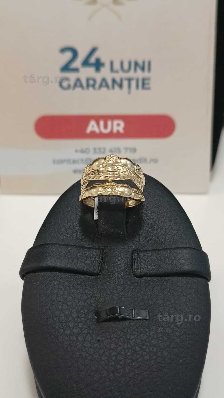 Inel aur 14K 3.41gr [AG24 Harlau B.46024.1] - Garantie 2 ani!