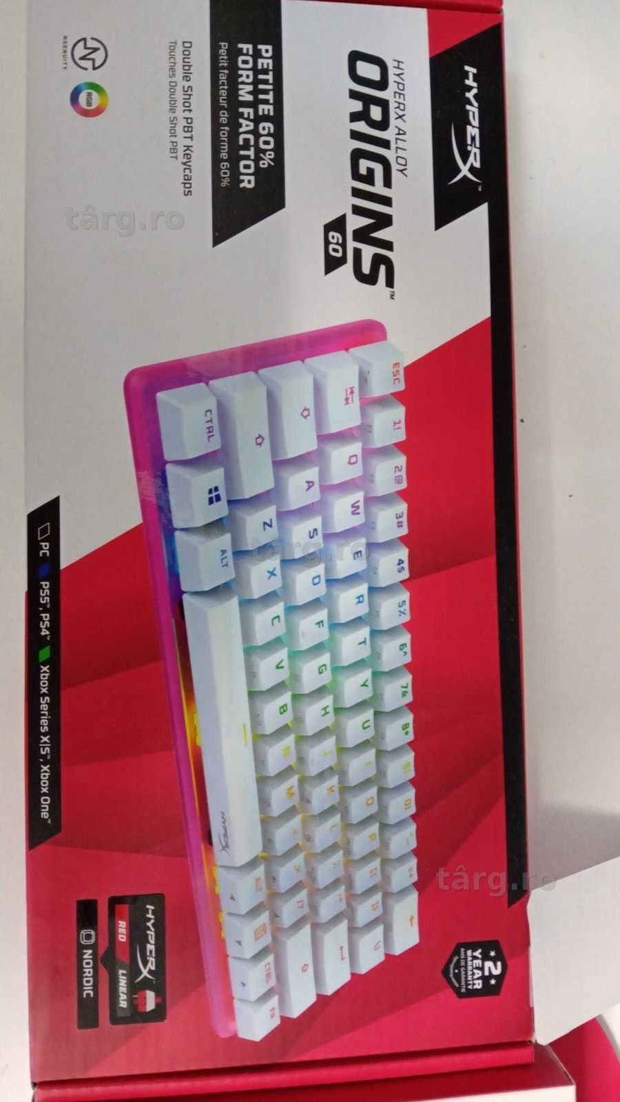 Tastatura mecanica Hyperx Origins 60 (Ag31 Barboi B.61000) Garantie doi ani!