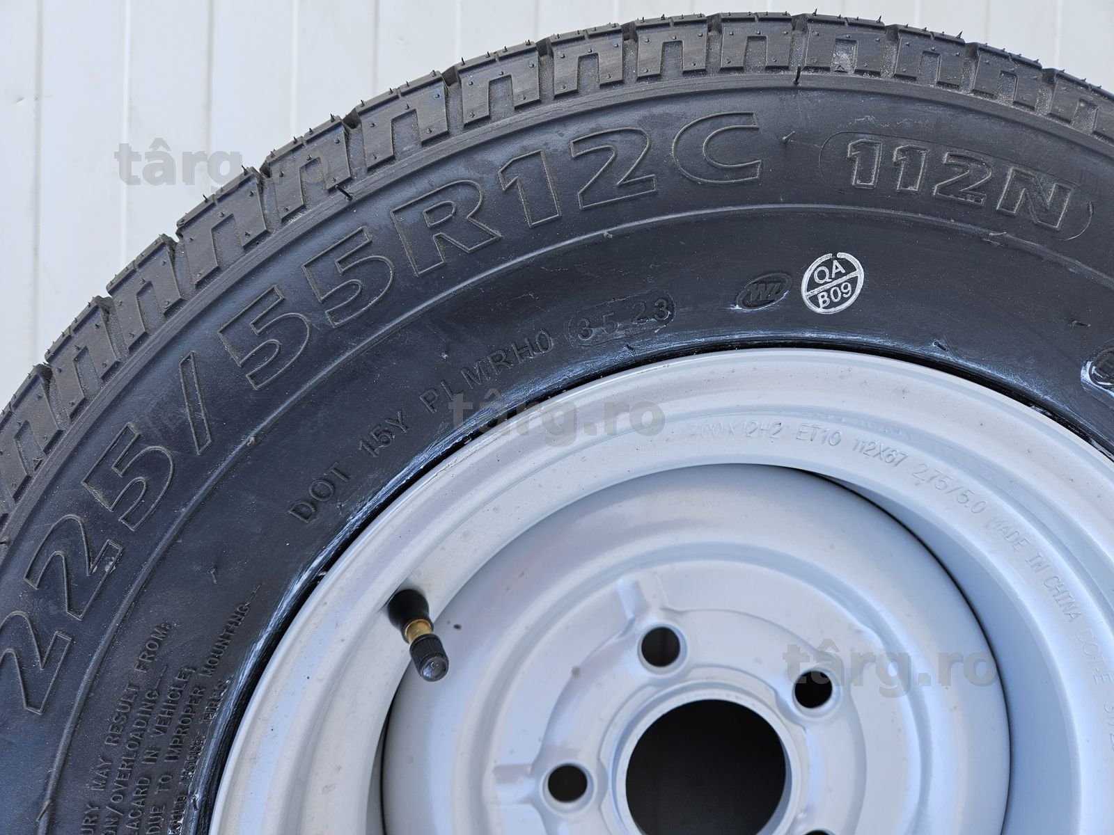 Roata 225/55 R12C 112N, Anvelopa Journey pe Janta 7Jx12 5/67/112 ET10 7