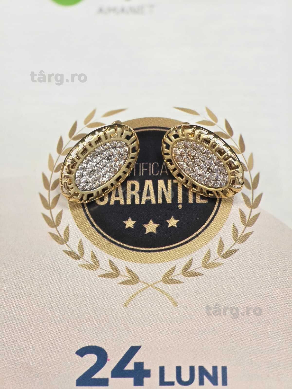 Cercei aur 14K 4.65g [Ag45 Bacau1 B.34705.1.35] 2