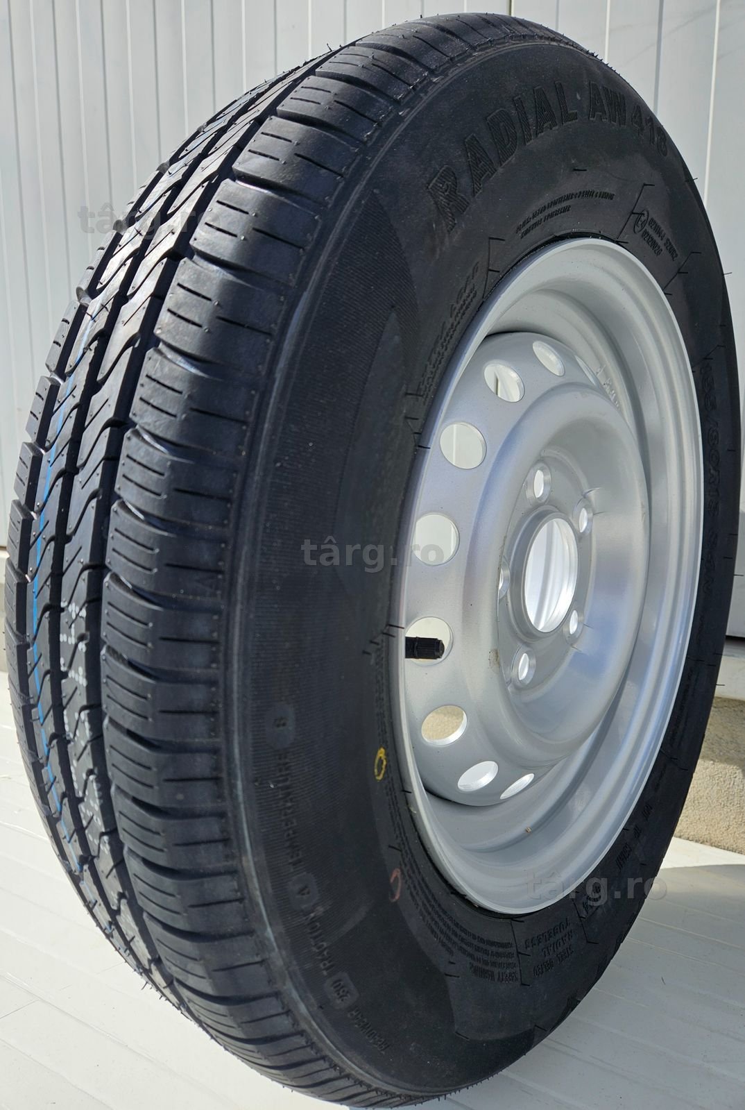 Roata remorca 155/80 R13 84N, Anvelopa SECURITY M+S pe Janta 4.5Jx13 2