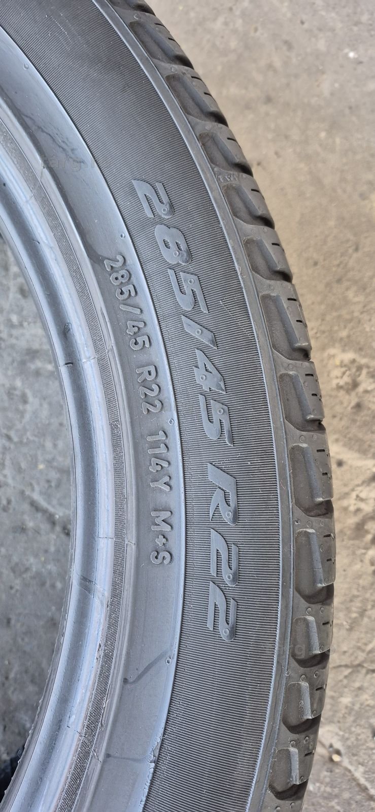 4 anvelope All Season Pirelli/Goodyear 285/45/22.Pretul este pe bucata 5