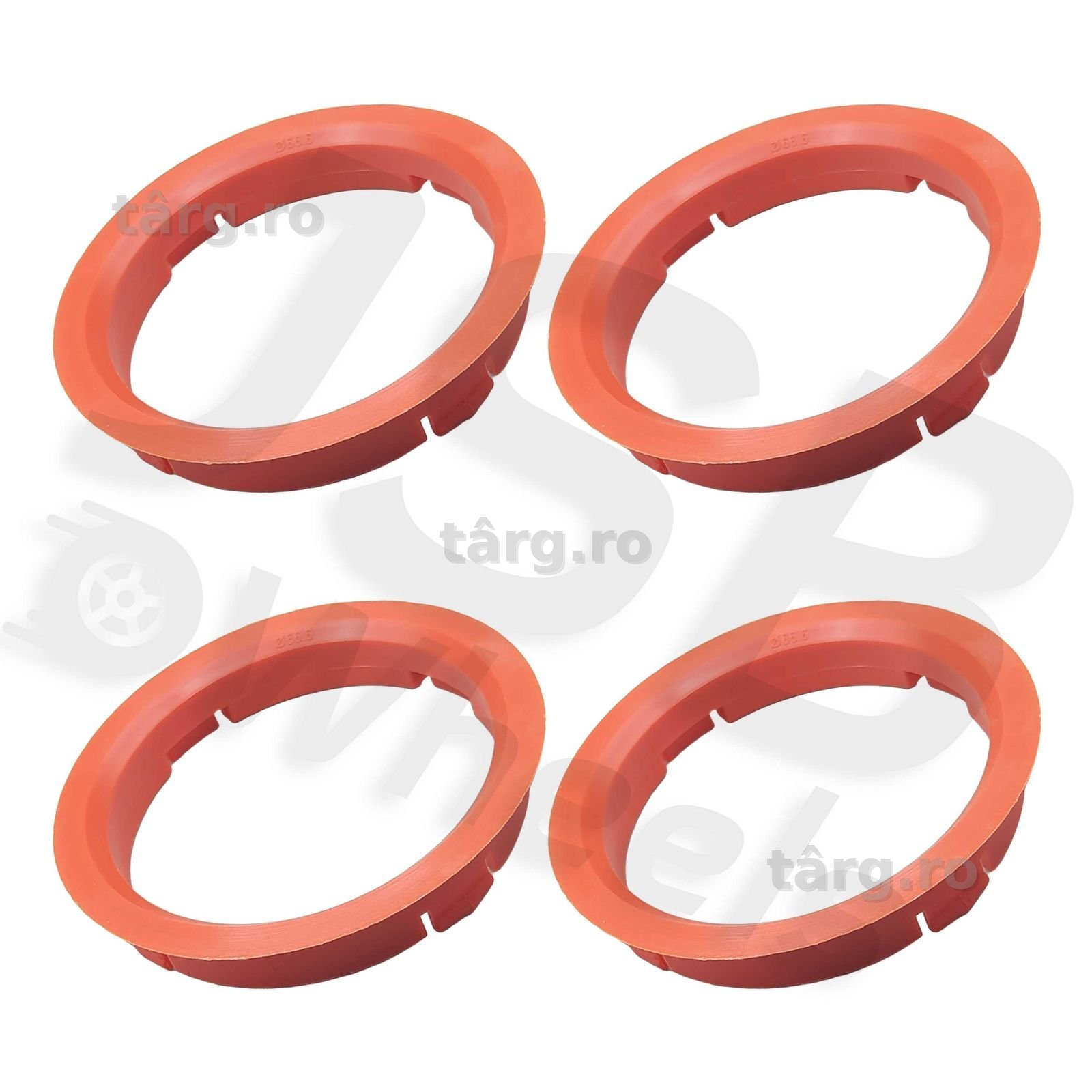 Set inele de centrare ghidaj jante noi 74.1-66.6 mm Mercedes
