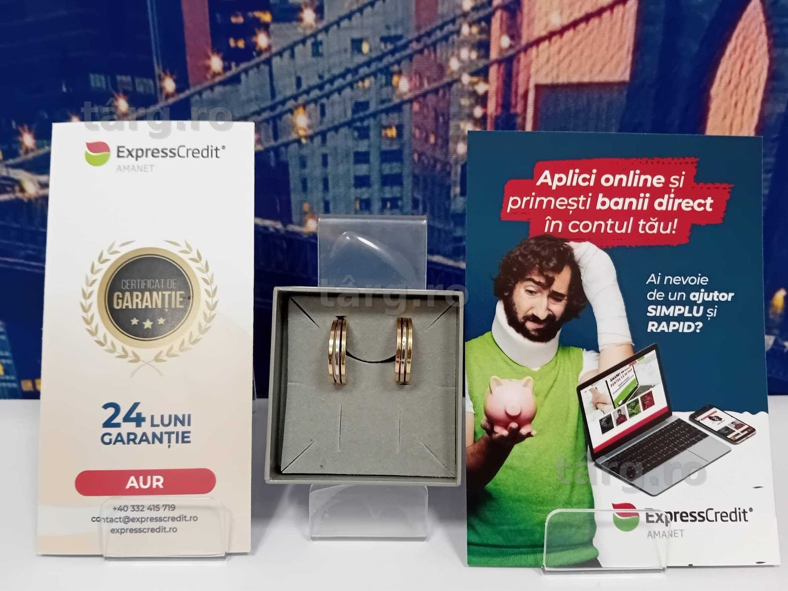 Cercei 14k 3.10gr (34801.1/30 Pacurari 2) Garantie 2 Ani!