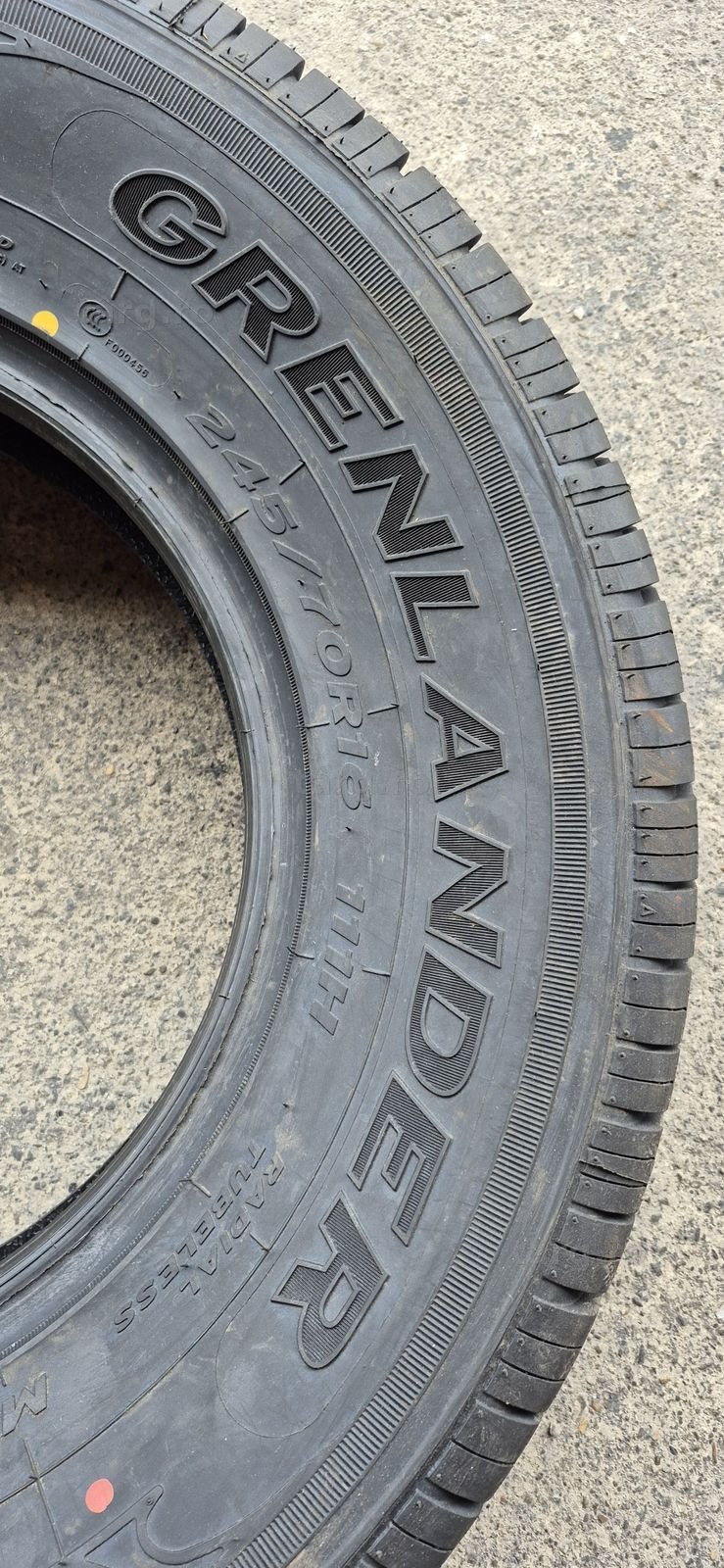 4 anvelope M+S noi Grenlander 245/70/16,dot 2025.Pretul este pe bucata. 4
